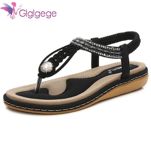 glglgege flats bohemia ethnic sandals women flip flops comfort soft shoes string bead metallic gladiator rome flat, Black
glglgege flats bohemia ethnic sandals women flip flops comfort soft shoes string bead metallic gladiator rome flat, Black