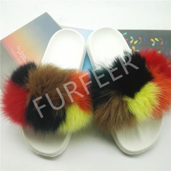 slippers wholesale women's summer real fur sandals fluffy striped woman slides female plush shoes ladies flip flops, Black
slippers wholesale women's summer real fur sandals fluffy striped woman slides female plush shoes ladies flip flops, Black