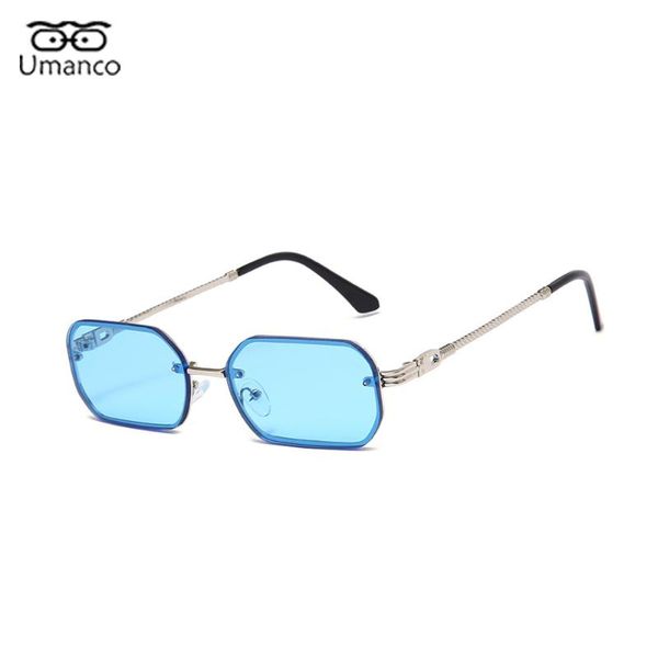 sunglasses rectangle for women men rimless gradient sun glasses female male couple eyewear 2021 trendy brand design shades uv400, White;black
sunglasses rectangle for women men rimless gradient sun glasses female male couple eyewear 2021 trendy brand design shades uv400, White;black
