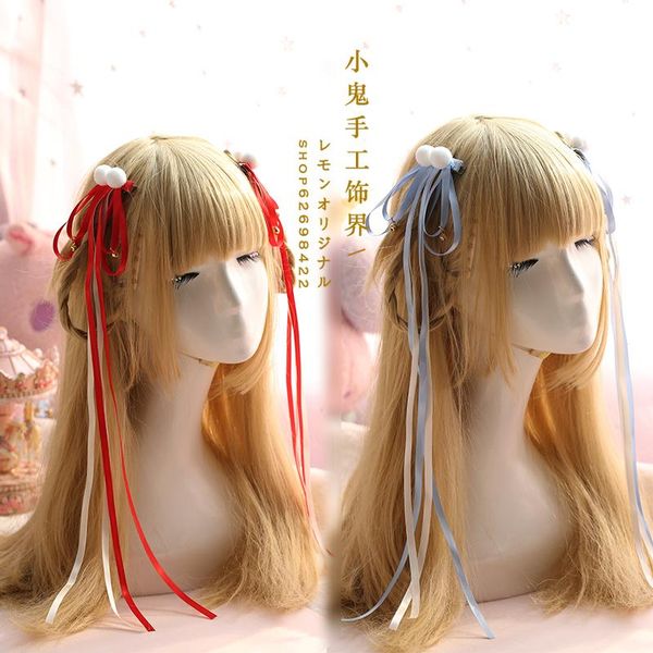 party masks multicolour lolita ancient style chinese cute fluffy ball bell bow ribbon pair clip cosplay antiquity hairpin hanfu headdress
party masks multicolour lolita ancient style chinese cute fluffy ball bell bow ribbon pair clip cosplay antiquity hairpin hanfu headdress