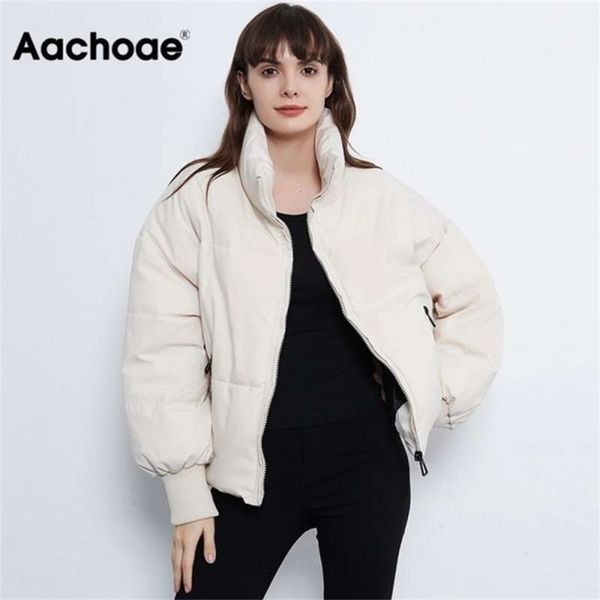 aachoae solid color fashion winter parka women long sleeve zipper thick warm parkas coat casual down jacket with pockets 210927, Black
aachoae solid color fashion winter parka women long sleeve zipper thick warm parkas coat casual down jacket with pockets 210927, Black