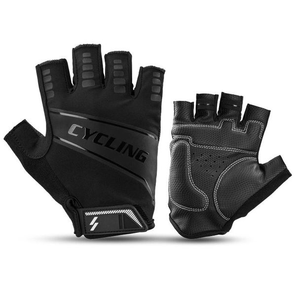 cycling gloves 1pair half finger anti-slip -absorbing biking mtb road mountain bike sports sz-s189 glove, Black
cycling gloves 1pair half finger anti-slip -absorbing biking mtb road mountain bike sports sz-s189 glove, Black