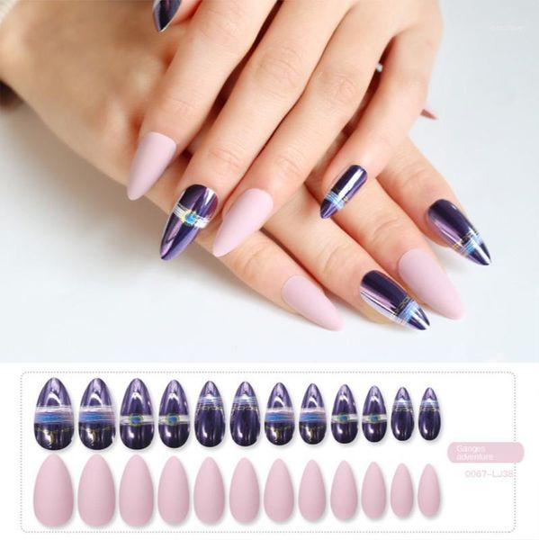 24pcs/set press on nails long almond nail gold armor wearing art full cover fake tips for women and girls false1, Red;gold
24pcs/set press on nails long almond nail gold armor wearing art full cover fake tips for women and girls false1, Red;gold