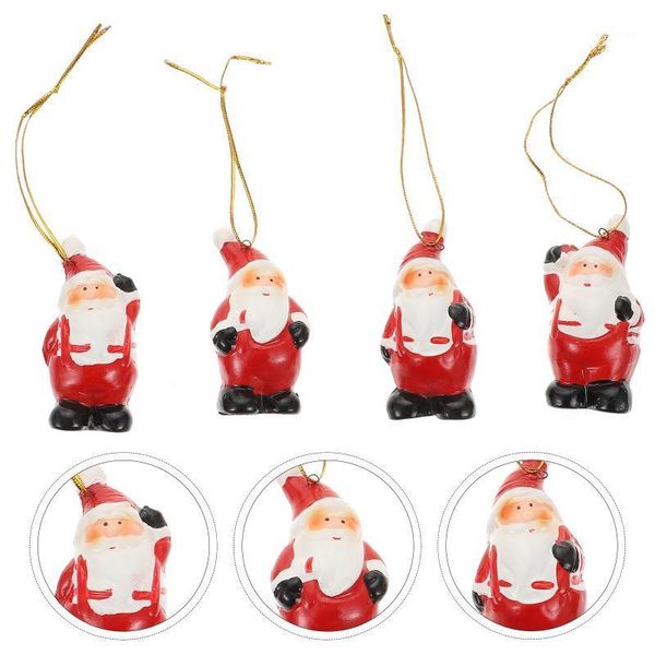 christmas decorations 4pcs dwarf old man pendant festive xmas scene decor tree