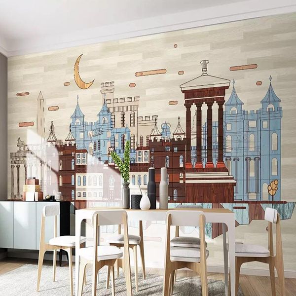 wallpapers custom po wallpaper 3d city building murals living room study background wall painting modern retro paper for walls
wallpapers custom po wallpaper 3d city building murals living room study background wall painting modern retro paper for walls
