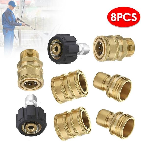 water gun & snow foam lance 8pc pressure washer adapter set quick disconnect kit m22 swivel to 3/8 '' connect 3/4 inch release hig
water gun & snow foam lance 8pc pressure washer adapter set quick disconnect kit m22 swivel to 3/8 '' connect 3/4 inch release hig
