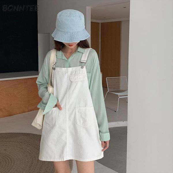 sleeveless summer lovely simple womens dress solid ins preppy girls spaghetti strap sundress daily chic denim vestidos, Black;gray
sleeveless summer lovely simple womens dress solid ins preppy girls spaghetti strap sundress daily chic denim vestidos, Black;gray