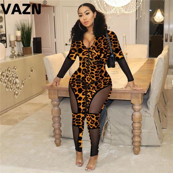 women's jumpsuits & rompers vazn 2021 arrival upsurge leopard lace patchwork club mature fashion full sleeve high waist long pencil rom, Black;white
women's jumpsuits & rompers vazn 2021 arrival upsurge leopard lace patchwork club mature fashion full sleeve high waist long pencil rom, Black;white