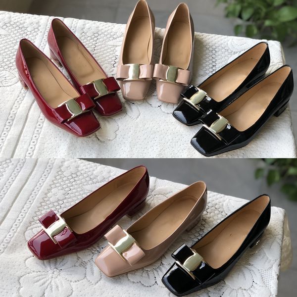 designer ladies sandals square toe small heel classic buckle bow casual shoes patent leather shallow mouth retro fashion high heels, Black
designer ladies sandals square toe small heel classic buckle bow casual shoes patent leather shallow mouth retro fashion high heels, Black