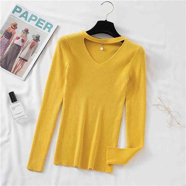 autumn winter women's korean solid color v-neck long-sleeved sweater slim and versatile knitted bottoming ll473 210506, White;black
autumn winter women's korean solid color v-neck long-sleeved sweater slim and versatile knitted bottoming ll473 210506, White;black