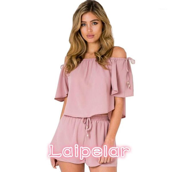 summer tracksuit women casual two piece ensemble short sleeve slash neck crop + shorts bodysuit chiffon suit women's tracksuits, Gray
summer tracksuit women casual two piece ensemble short sleeve slash neck crop + shorts bodysuit chiffon suit women's tracksuits, Gray