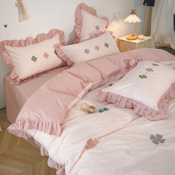 bedding sets cotton four piece set quilt sheet three of comforter pillow case