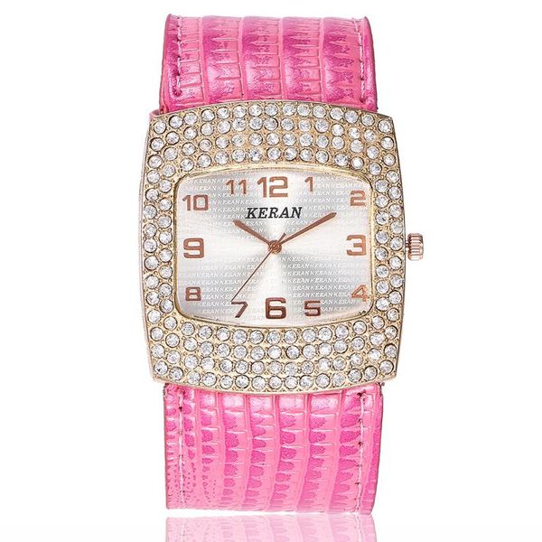 wristwatches luxury women wrist watches fashion pink leather wide strap digital full diamond rectangular dial ladies quartz watch reloj muje, Slivery;brown
wristwatches luxury women wrist watches fashion pink leather wide strap digital full diamond rectangular dial ladies quartz watch reloj muje, Slivery;brown