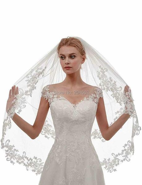 bridal veils romantic two layer veil wedding tulle lace for bride with comb accessories, Black
bridal veils romantic two layer veil wedding tulle lace for bride with comb accessories, Black