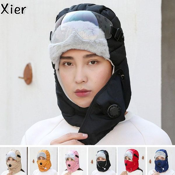 berets style warm men and women winter cold-proof lei feng hat cycling windproof earmuffs hooded ladies with glasses cap, Blue;gray
berets style warm men and women winter cold-proof lei feng hat cycling windproof earmuffs hooded ladies with glasses cap, Blue;gray