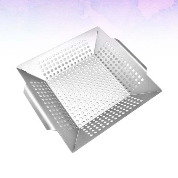 soap dishes 403 stainless steel barbecue basket with leaking plate bbq drainer multifunctional drying fried chicken plates (silver)
soap dishes 403 stainless steel barbecue basket with leaking plate bbq drainer multifunctional drying fried chicken plates (silver)