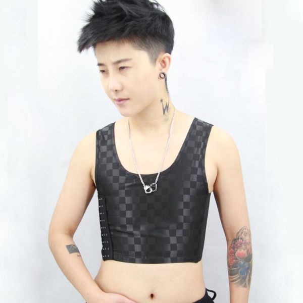 women's shapers silk chest binder tomboy trans les ftm short flat breast shaper corset cosplay vest tank lesbian underwear, Black;white
women's shapers silk chest binder tomboy trans les ftm short flat breast shaper corset cosplay vest tank lesbian underwear, Black;white