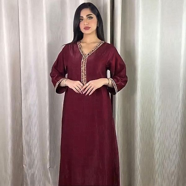 ethnic clothing burma thailand diamond-studded muslim women's long skirt eid mubarak dress middle east abaya costume islamic, Red
ethnic clothing burma thailand diamond-studded muslim women's long skirt eid mubarak dress middle east abaya costume islamic, Red