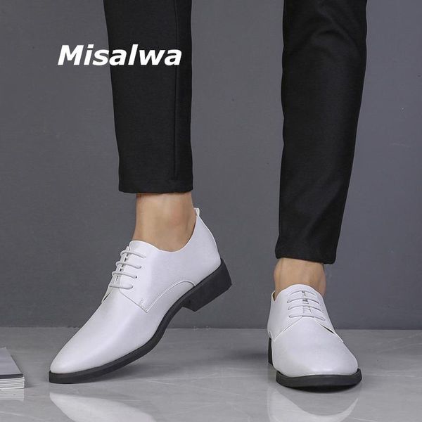 dress shoes misalwa white men derby leather simple gentleman british oxford formal business wedding men's flats 2021 37-44, Black
dress shoes misalwa white men derby leather simple gentleman british oxford formal business wedding men's flats 2021 37-44, Black