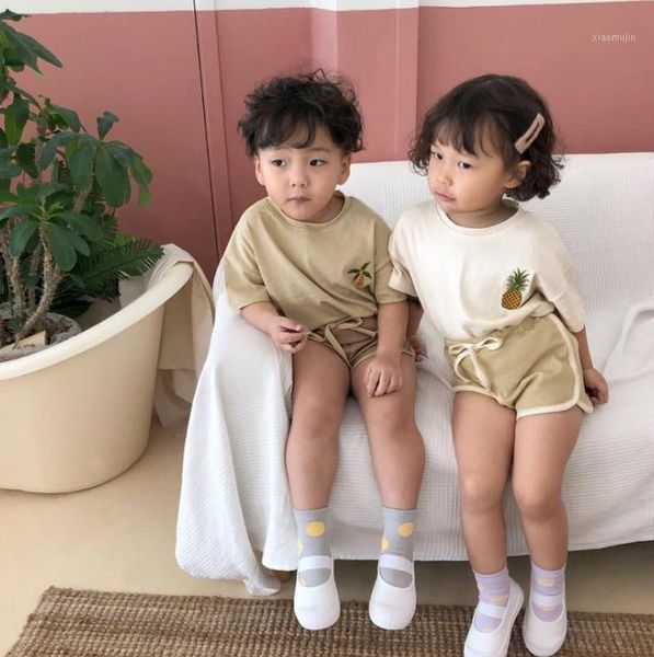 clothing sets 2021 summer baby shorts+ set kids boy girls pineapple coconut embroidery cotton sport cool child infant clothes, White
clothing sets 2021 summer baby shorts+ set kids boy girls pineapple coconut embroidery cotton sport cool child infant clothes, White