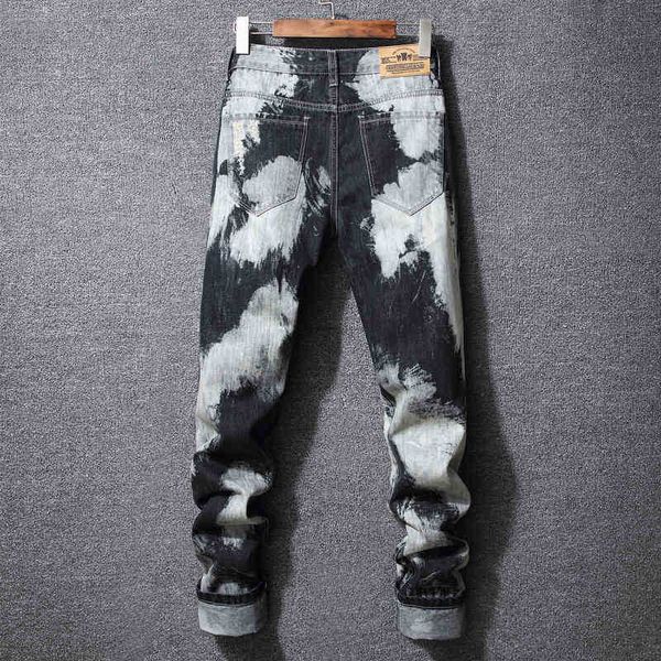 men's jeans jeans men black white wash streetwear ripped skinny for mens fashion motorcycle destroyed holes biker denim trousers cxdm, Blue
men's jeans jeans men black white wash streetwear ripped skinny for mens fashion motorcycle destroyed holes biker denim trousers cxdm, Blue