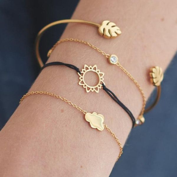 beaded, strands simple leaf cloud bracelets for women multilayer crystal charm bracelet leather chain set, Black
beaded, strands simple leaf cloud bracelets for women multilayer crystal charm bracelet leather chain set, Black