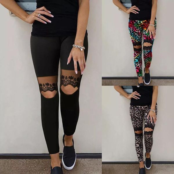 women's leggings women high waist pants floral lace hollow out leopard skinny print soft for ladies elastic leggins woman, Black
women's leggings women high waist pants floral lace hollow out leopard skinny print soft for ladies elastic leggins woman, Black