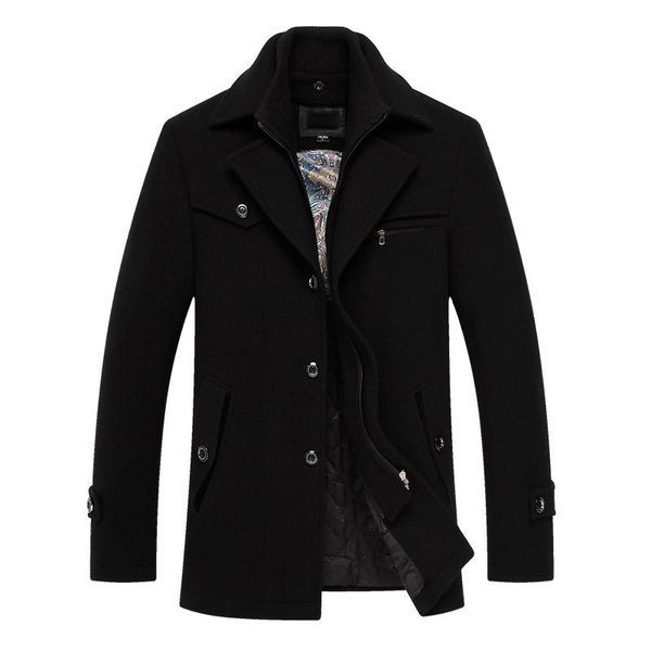 men's wool & blends woolen winter autumn jackets windbreaker thick warm lapel coat casual male brand clothing j6t858, Black
men's wool & blends woolen winter autumn jackets windbreaker thick warm lapel coat casual male brand clothing j6t858, Black