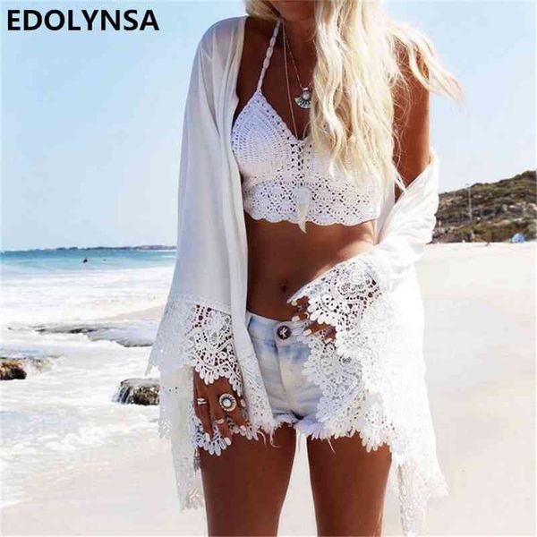 beach summer women casual boho kimono cardigan white lace chiffon loose printed blouse shirt plus size beachwear #n19 210401
beach summer women casual boho kimono cardigan white lace chiffon loose printed blouse shirt plus size beachwear #n19 210401