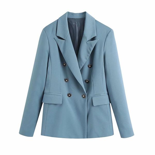 women's suits & blazers est designer blazer jacket double breasted ladies vintage long sleeve female streetwear women coat, White;black
women's suits & blazers est designer blazer jacket double breasted ladies vintage long sleeve female streetwear women coat, White;black