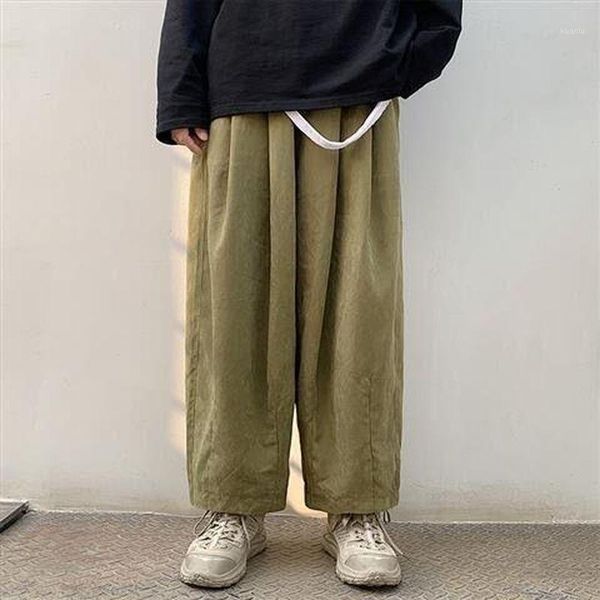 men's pants baggy men summer hong-kong style solid color straight wide-leg trouser male casual loose drawstring drape oversize clothes, Black
men's pants baggy men summer hong-kong style solid color straight wide-leg trouser male casual loose drawstring drape oversize clothes, Black