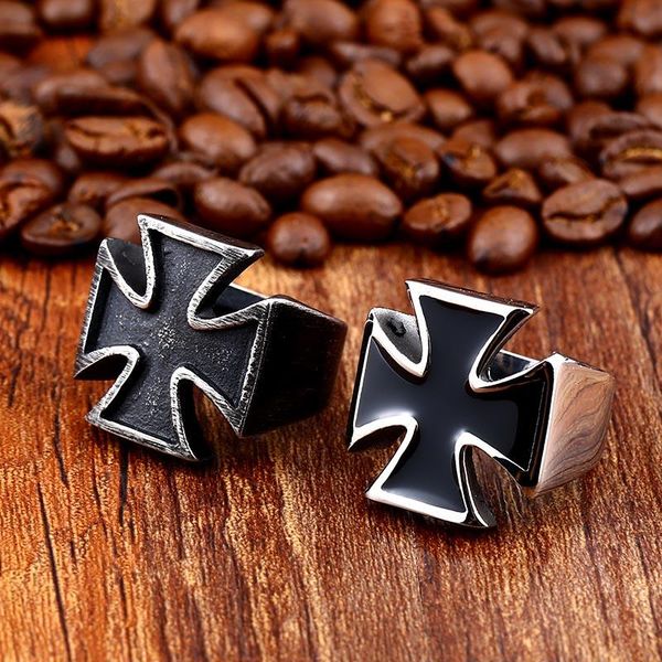 cluster rings steel soldier vintage cross ring man stainless favorite personality smart brushed jewelry for europe, Golden;silver
cluster rings steel soldier vintage cross ring man stainless favorite personality smart brushed jewelry for europe, Golden;silver
