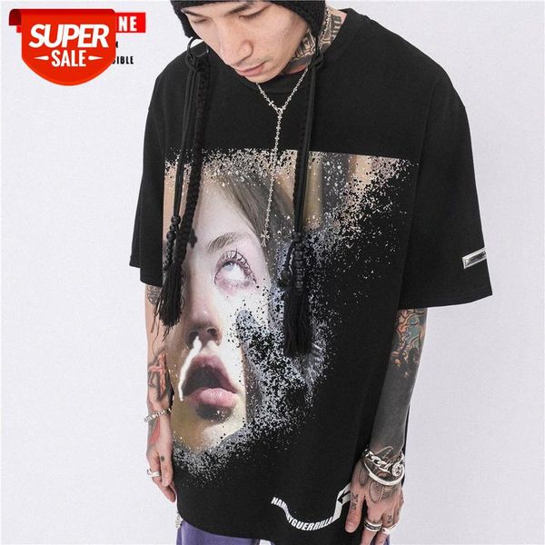 streetwear men european and american hiphop fashion brand personality funeral portrait short-sleeved t-shirt male high street hip-hop #rm6x, White;black
streetwear men european and american hiphop fashion brand personality funeral portrait short-sleeved t-shirt male high street hip-hop #rm6x, White;black