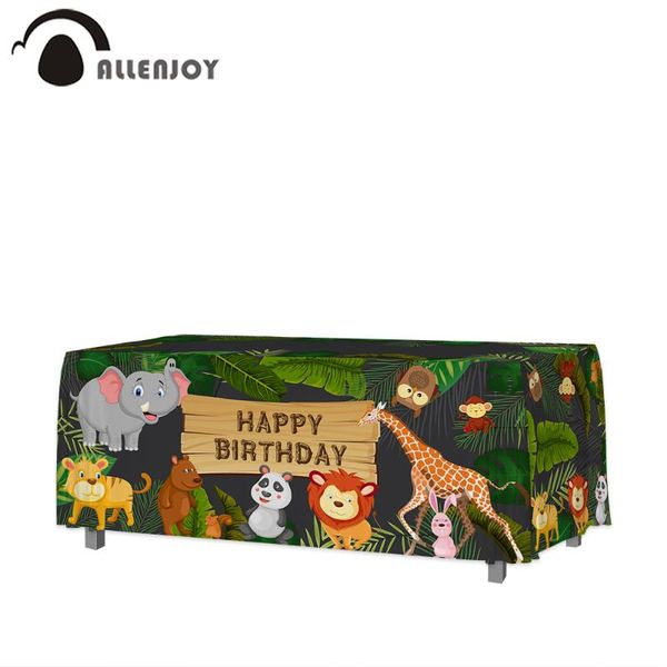 table cloth allenjoy cartoon animals supplies jungle party lions elephants happy birthday tablecloth baby shower born event textile decor
table cloth allenjoy cartoon animals supplies jungle party lions elephants happy birthday tablecloth baby shower born event textile decor