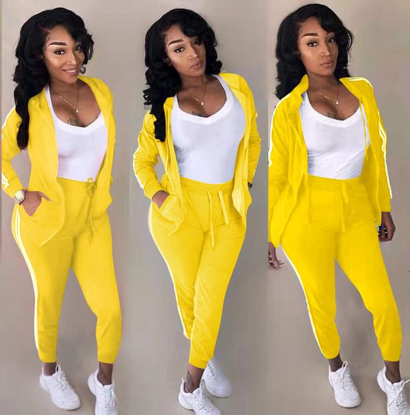 autumn st women casual hooded tracksuits sleeve zipper stripes coat long pants girls two pieces sportspants sets winter, Gray
autumn st women casual hooded tracksuits sleeve zipper stripes coat long pants girls two pieces sportspants sets winter, Gray