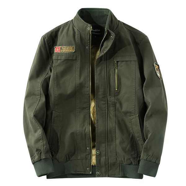 men's jackets 3 colors mens winter pilot embroidery thickened coats men stand-up collar windbreaker rib sleeve sport badge zipper, Black;brown
men's jackets 3 colors mens winter pilot embroidery thickened coats men stand-up collar windbreaker rib sleeve sport badge zipper, Black;brown