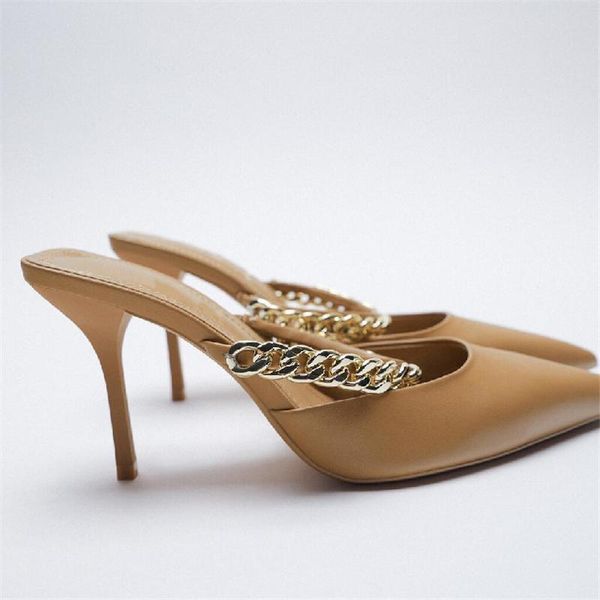dress shoes women's 2021 brown elegant chain embellished pointed marjane heels with thin and empty back sandals for women, Black
dress shoes women's 2021 brown elegant chain embellished pointed marjane heels with thin and empty back sandals for women, Black