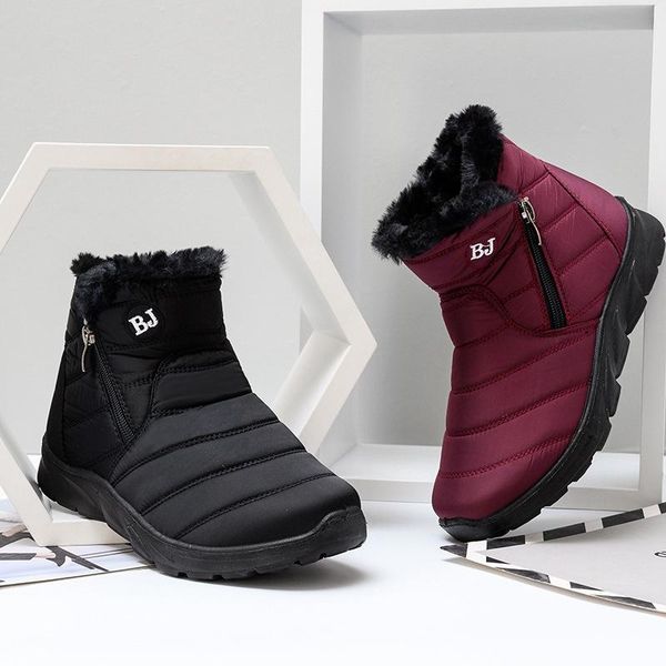 boots winter women's plush warm waterproof ladies snow zipper black casual solid color non-slip ankle female
boots winter women's plush warm waterproof ladies snow zipper black casual solid color non-slip ankle female