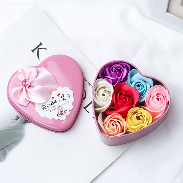 factory direct sale bouquet gift box color soap flower 6 roses heart-shaped tin packges company event gifts
factory direct sale bouquet gift box color soap flower 6 roses heart-shaped tin packges company event gifts