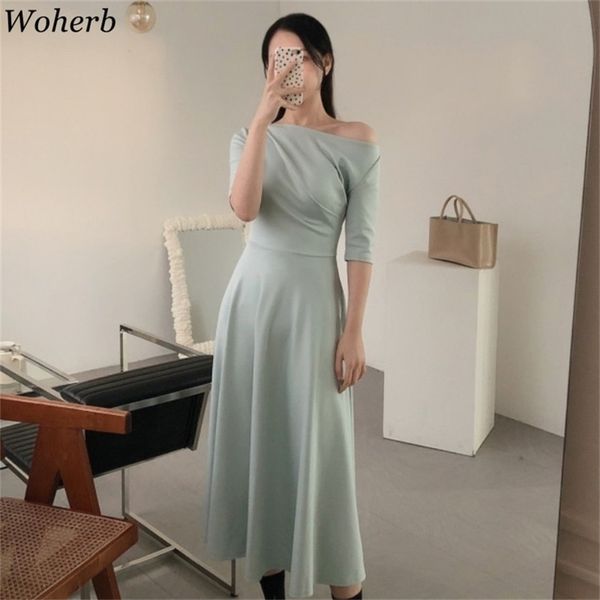 women dress elegant temperament off shoulder slim waist vestidos summer koreanrobe maxi dresses 4j146 210519, Black;gray
women dress elegant temperament off shoulder slim waist vestidos summer koreanrobe maxi dresses 4j146 210519, Black;gray