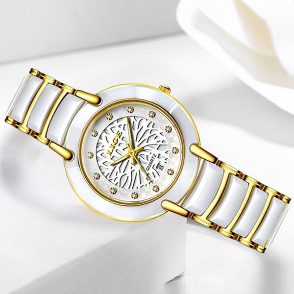 wristwatches 2021 lige women watch ceramic simple diamond clock casual fashion sport waterproof wristwatch relogio feminino, Slivery;brown
wristwatches 2021 lige women watch ceramic simple diamond clock casual fashion sport waterproof wristwatch relogio feminino, Slivery;brown