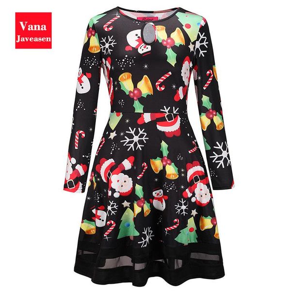 fashion christmas pattern a-line dress women long sleeve o-neck slim dresses mother party xmas night clothes gift casual, Black;gray
fashion christmas pattern a-line dress women long sleeve o-neck slim dresses mother party xmas night clothes gift casual, Black;gray