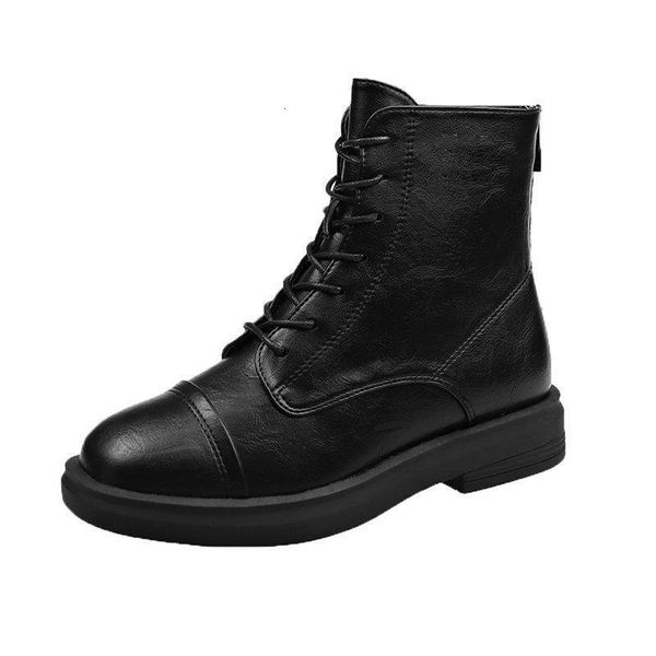winter women's short boots thick-soled soft and comfortable lace-up motorcycle women o60c, Black
winter women's short boots thick-soled soft and comfortable lace-up motorcycle women o60c, Black