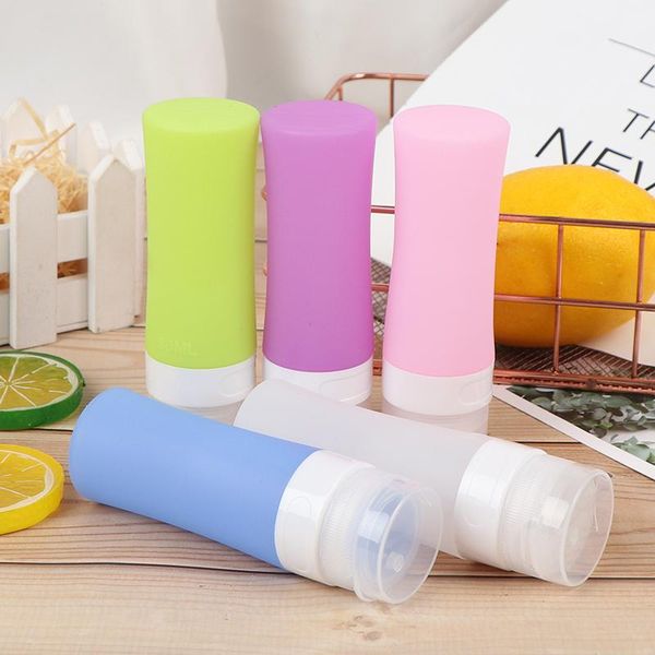 1pc portable cosmetic refillable silicone bottles traveler lotion shampoo press bottle 60ml pro storage & jars
1pc portable cosmetic refillable silicone bottles traveler lotion shampoo press bottle 60ml pro storage & jars