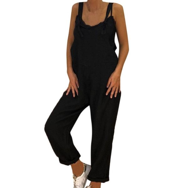 women's jumpsuits & rompers for women 2021 linen long playsuit dungarees harem pants ladies overall jumpsuit womens summer c0416, Black;white
women's jumpsuits & rompers for women 2021 linen long playsuit dungarees harem pants ladies overall jumpsuit womens summer c0416, Black;white