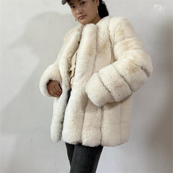 faux fur autumn winter fur coat women clothes overcoat plus size thicken warm long coats female 211204, Black
faux fur autumn winter fur coat women clothes overcoat plus size thicken warm long coats female 211204, Black
