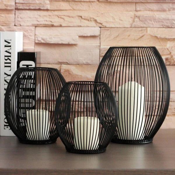 durable iron candle holder black christmas coffee table decoration hollow activity holders
durable iron candle holder black christmas coffee table decoration hollow activity holders