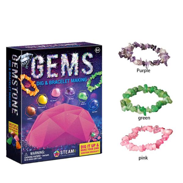 charm bracelets diy mining crystal treasure gems archaeology dig-out mineral mine early education toys stone gifts#21, Golden;silver
charm bracelets diy mining crystal treasure gems archaeology dig-out mineral mine early education toys stone gifts#21, Golden;silver