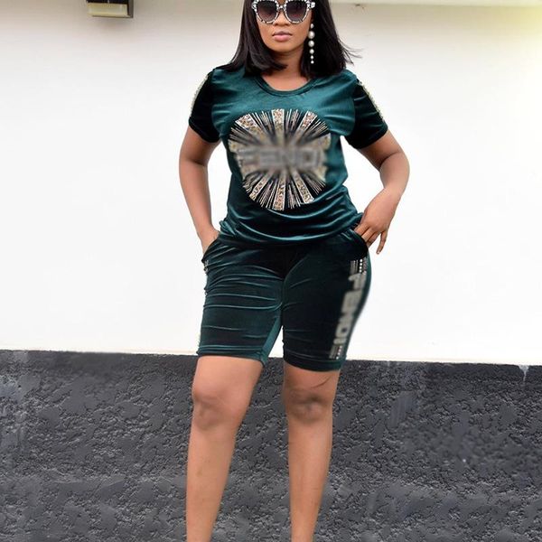 women's tracksuits tsxt 2021 african style women flannel suit drilling beaded letters short sleeve t-shirt matching shorts 2-pieces set, Gray
women's tracksuits tsxt 2021 african style women flannel suit drilling beaded letters short sleeve t-shirt matching shorts 2-pieces set, Gray