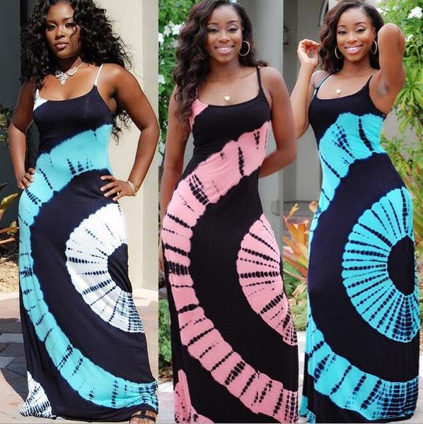 europe and the united states color printing sling was thin beach skirt long women's swimwear, White;black
europe and the united states color printing sling was thin beach skirt long women's swimwear, White;black